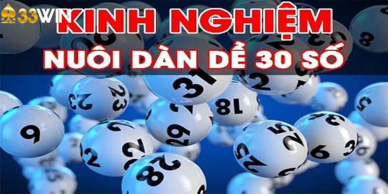 Kinh nghiệm nuôi dàn đề 30 số